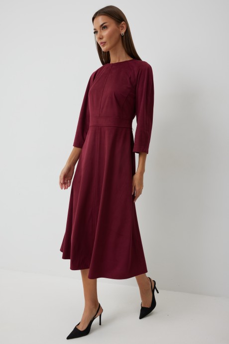 Платье KALORIS 2245 бордовый размер 44-54 #2