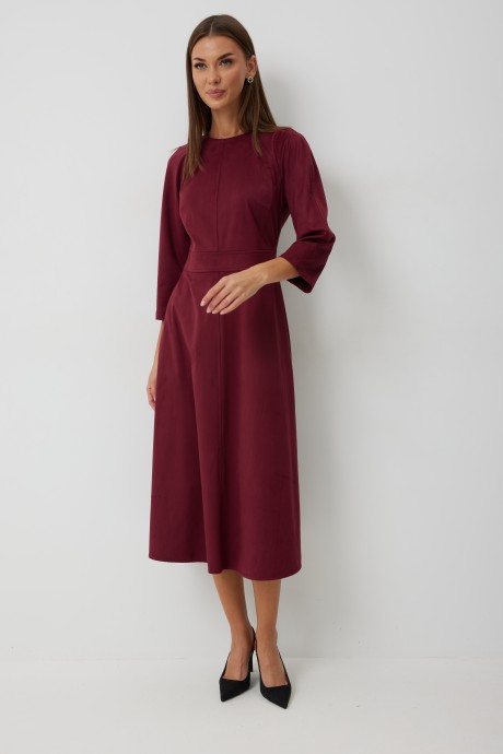 Платье KALORIS 2245 бордовый размер 44-54 #4