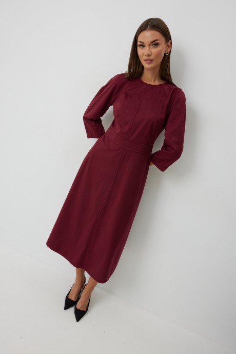 Платье KALORIS 2245 бордовый размер 44-54 #5