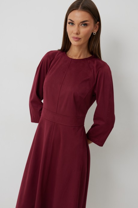 Платье KALORIS 2245 бордовый размер 44-54 #6