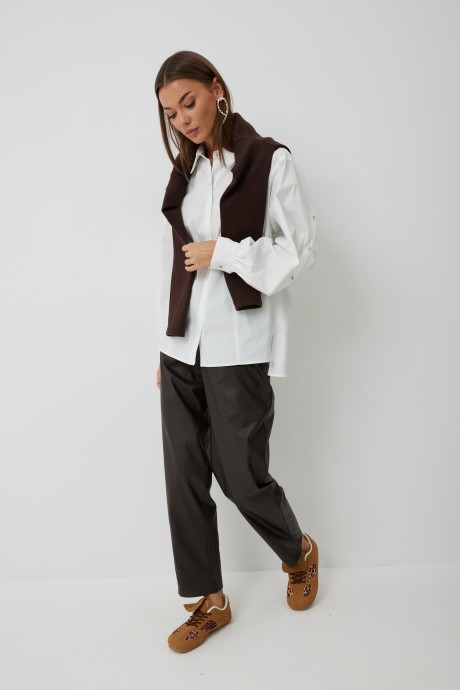 Брюки KALORIS 2249 горький шоколад размер 44-54 #4