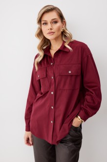 Рубашка KALORIS 2252 бордовый
