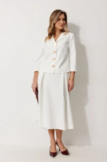 Юбочный костюм KALORIS 2283 белый