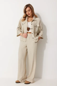 Брючный костюм KALORIS 2286 бежевый