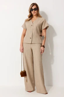Брючный костюм KALORIS 2291 бежевый