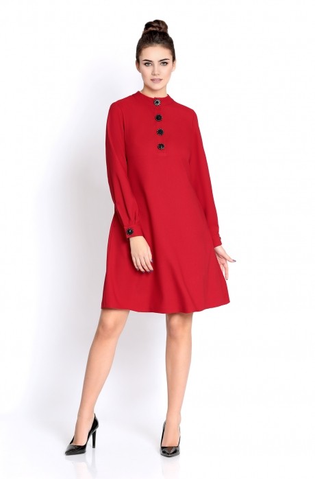Платье PiRS 266 красный размер 40-52 #1
