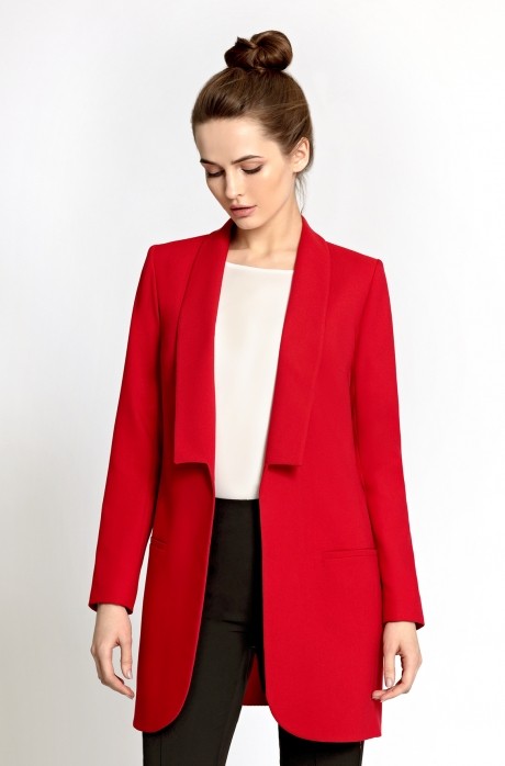 Жакет (пиджак) PiRS 328 красный размер 42-52 #2