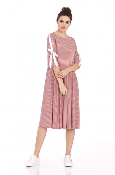 Платье PiRS 382 розовый размер 42-52 #1