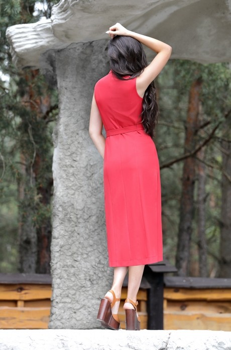 Платье PiRS 428 красный размер 42-54 #2