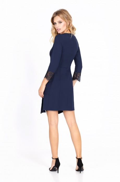 Вечернее платье PiRS 563 синий размер 40-52 #2