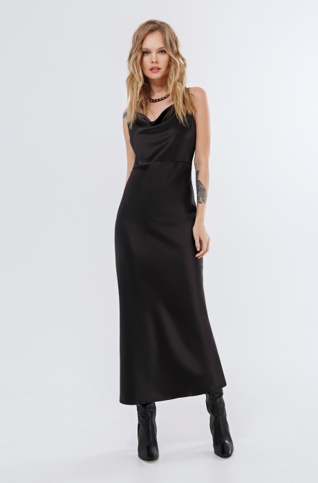 Вечернее платье PiRS 1390 чёрный размер 40-52 #1