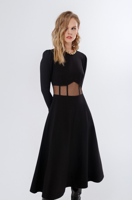 Платье PiRS 2255 чёрный размер 40-52 #2