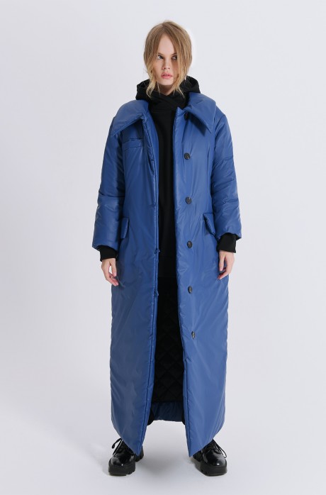 Пальто PiRS 2499 синий размер 40-52 #1