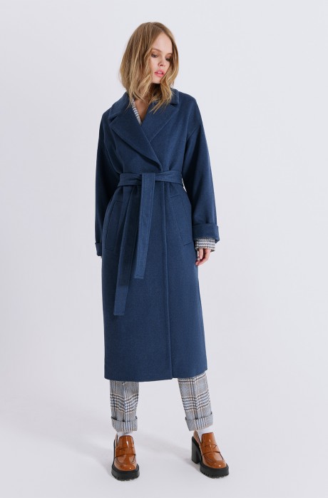 Пальто PiRS 2508 синий размер 40-52 #1