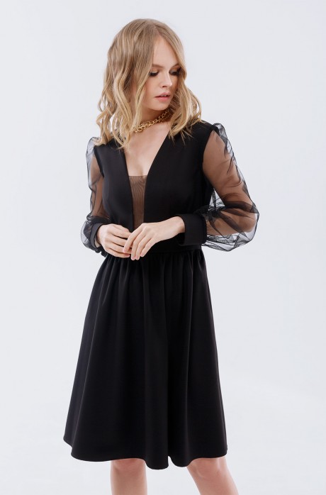 Вечернее платье PiRS 2519 чёрный размер 40-52 #1