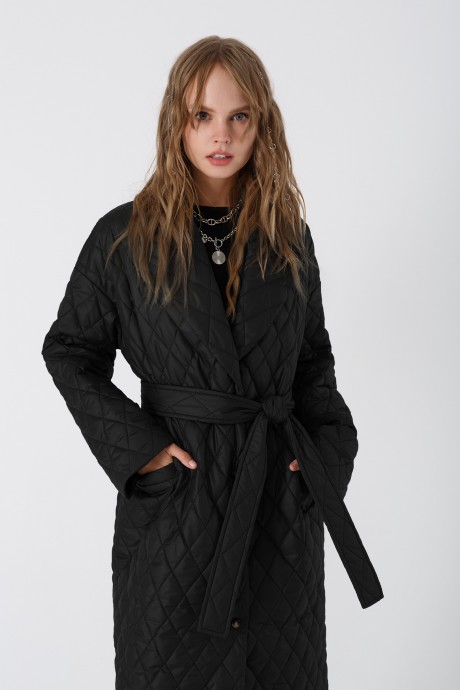 Пальто PiRS 3425 черный размер 40-52 #2