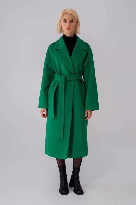 Пальто PiRS 3493 зеленый размер 40-52 #2