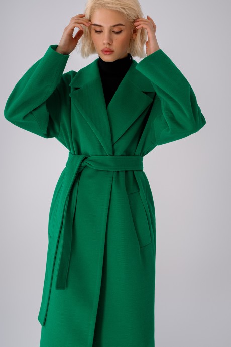 Пальто PiRS 3494 зеленый размер 40-52 #2