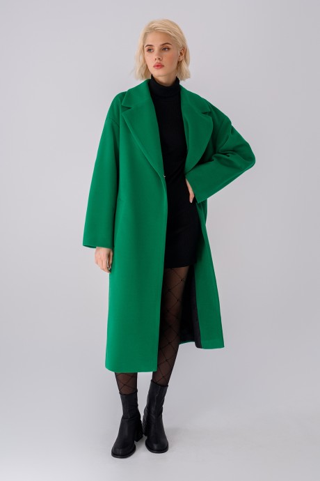 Пальто PiRS 3494 зеленый размер 40-52 #4