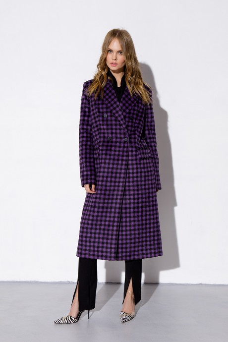 Пальто PiRS 3848 фиолетовый размер 40-52 #2