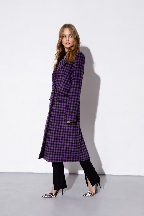 Пальто PiRS 3848 фиолетовый размер 40-52 #3