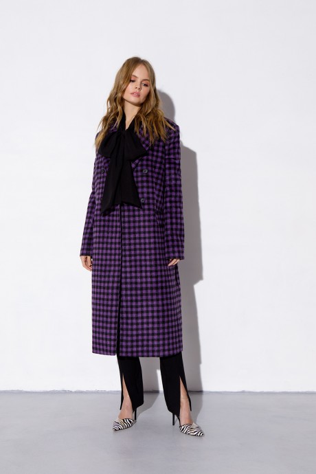 Пальто PiRS 3848 фиолетовый размер 40-52 #4