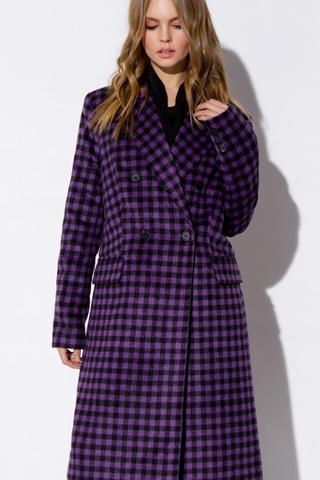 Пальто PiRS 3848 фиолетовый размер 40-52 #5