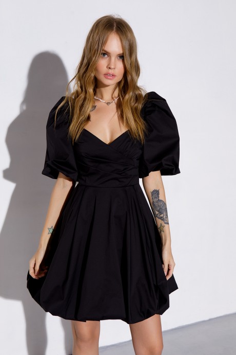 Платье PiRS 3858 черный размер 40-52 #2