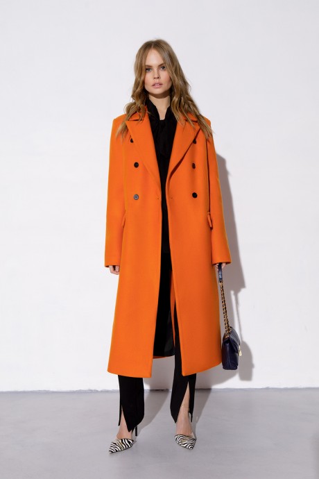 Пальто PiRS 3881 оранжевый размер 40-52 #1