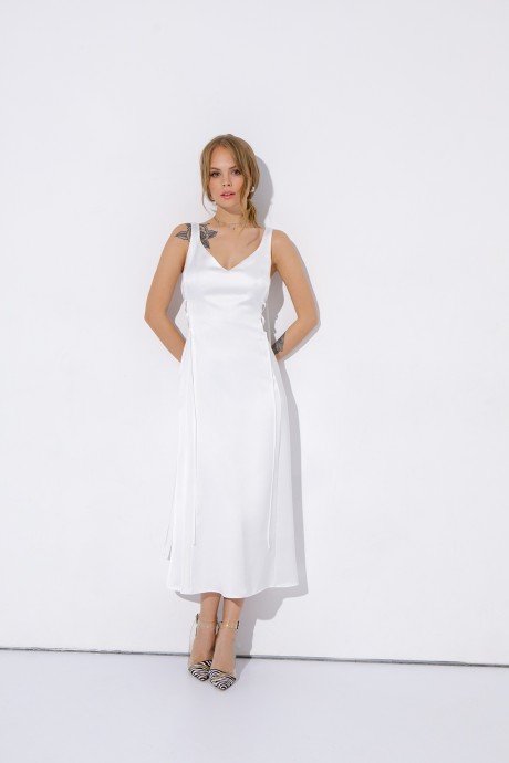 Вечернее платье PiRS 4020 белый размер 40-52 #2