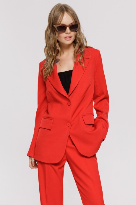 Жакет (пиджак) PiRS 4052 красный размер 40-52 #1