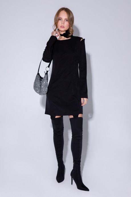 Платье PiRS 4435 черный размер 40-52 #1