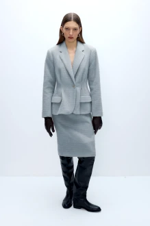 Юбочный костюм PiRS 5637 двойка голубой