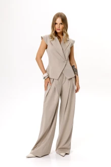 Брючный костюм PiRS 6542 двойка бежевый