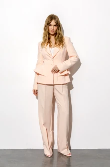 Брючный костюм PiRS 5843 двойка персиковый