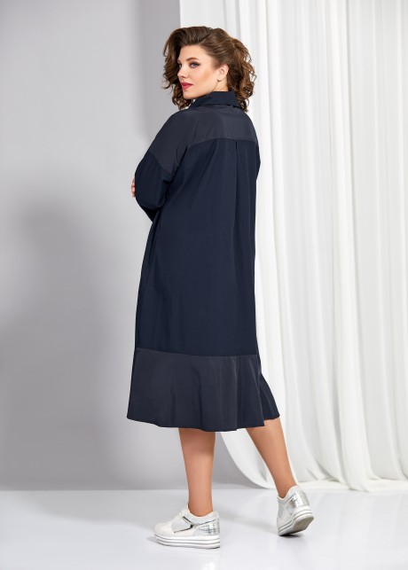 Платье AGATTI 3525 тёмно-синий размер 52-56 #2