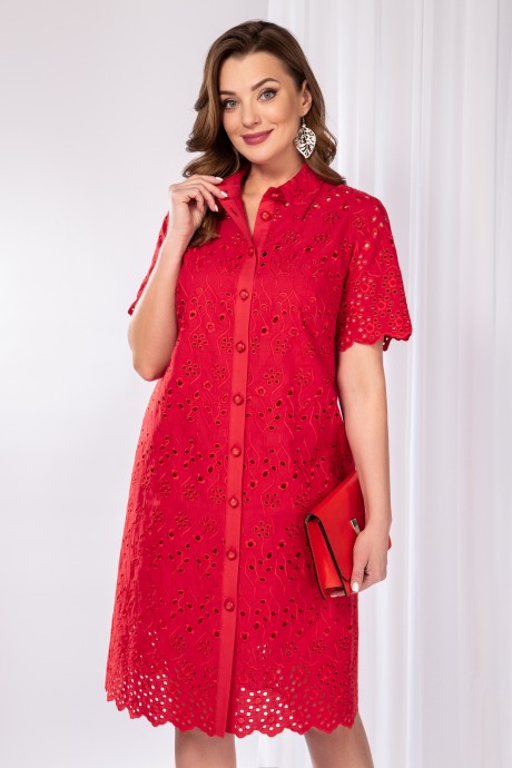 Платье AGATTI 3934 Красный размер 46-54 #1