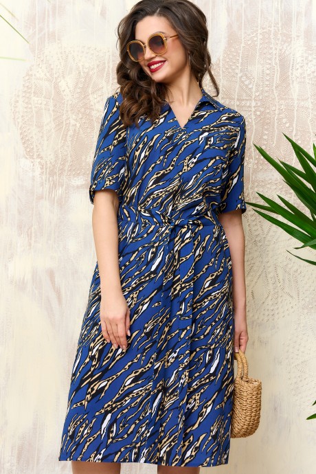 Платье AGATTI 5102 синий размер 48-58 #2