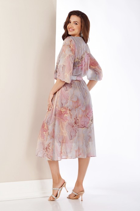 Вечернее платье AGATTI 5232 розовый размер 46-54 #3