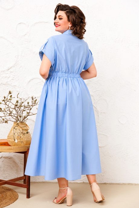 Платье AGATTI 5293 голубой размер 46-56 #6