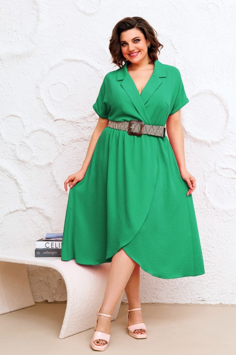 Платье AGATTI 5532-1 зеленый размер 48-56 #1