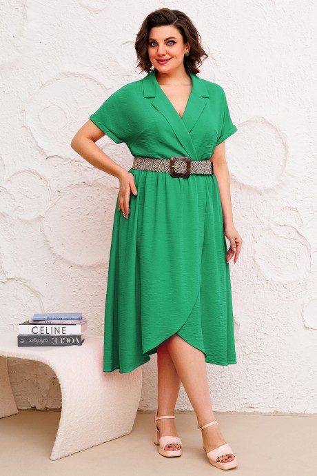 Платье AGATTI 5532-1 зеленый размер 48-56 #2