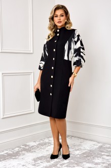 Платье AGATTI 5830 -1 Черно-белый