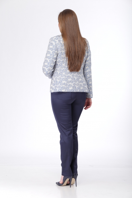 Жакет (пиджак) MALI 110 голубой размер 48-52 #4