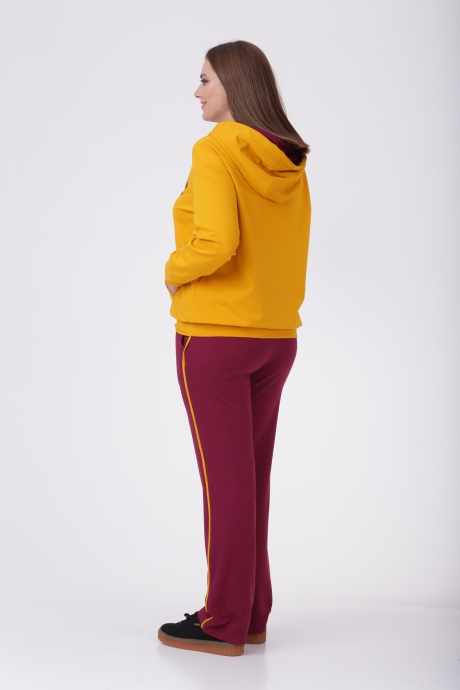 MALI 744 жёлтый/бордо #3