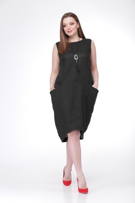 Платье MALI 480 чёрный размер 46-50 #1