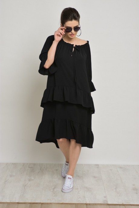 Платье MALI 499 чёрный размер 44-52 #1