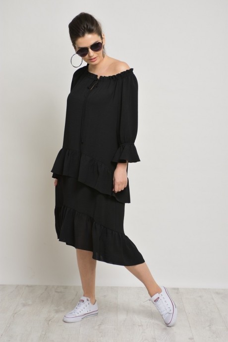 Платье MALI 499 чёрный размер 44-52 #2