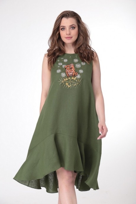 Платье MALI 4109 малахит размер 44-52 #1
