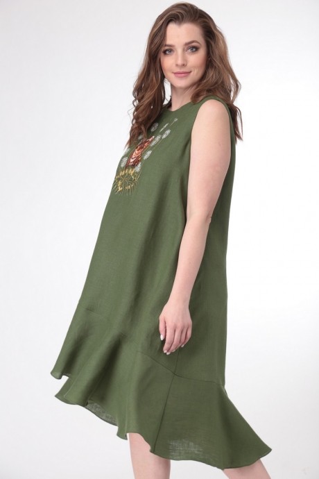 Платье MALI 4109 малахит размер 44-52 #4